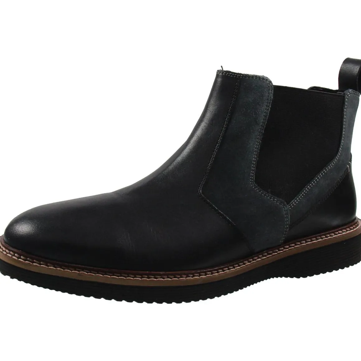 VENTURA Laceless Leather Chukka Boots