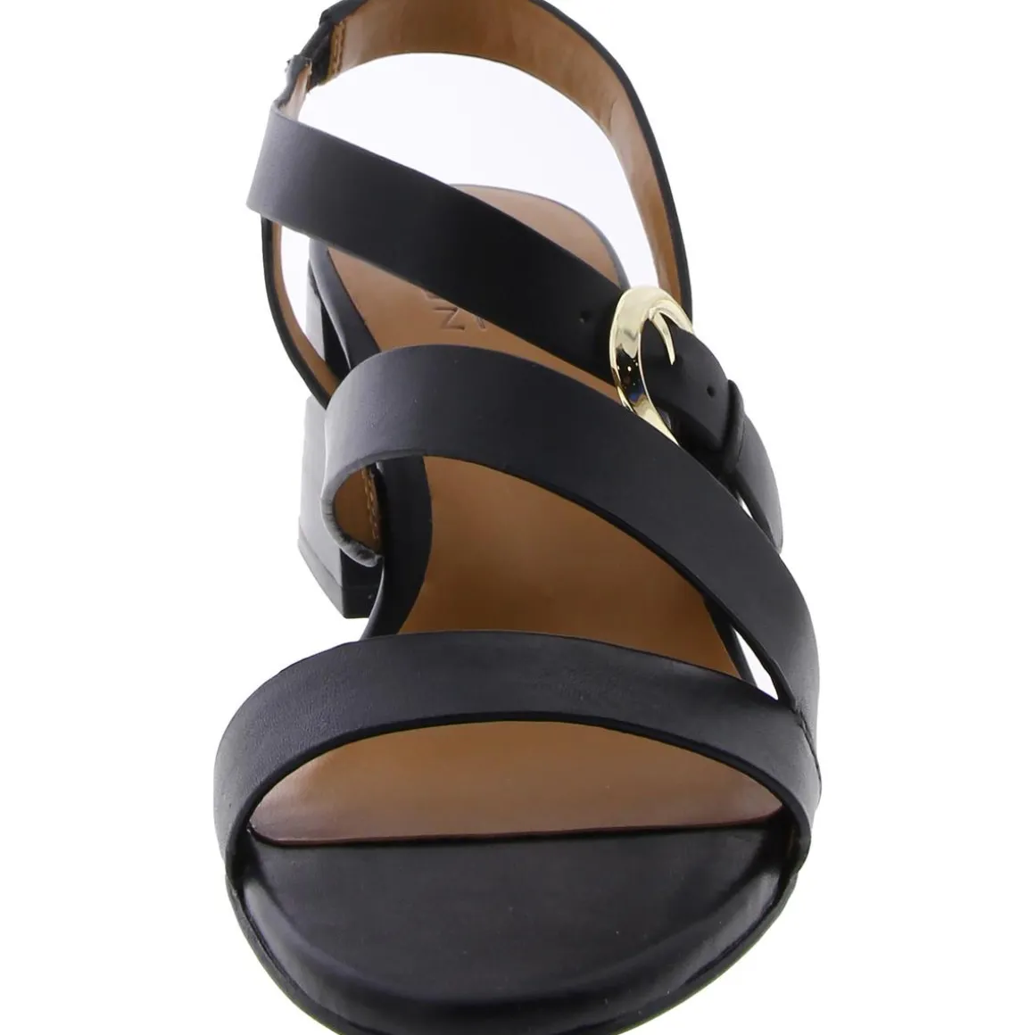 Veve Leather Strappy Block Heel