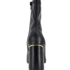 Vianna Faux Leather Round Toe Booties