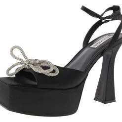 Vice Rhinestone Satin Platform Sandals