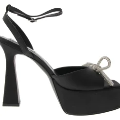 Vice Rhinestone Satin Platform Sandals