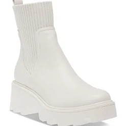 Villa Faux Leather Block Heel Mid-Calf Boots