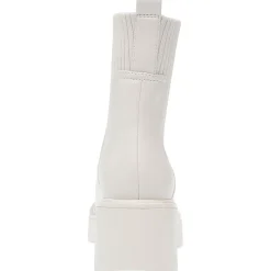 Villa Faux Leather Block Heel Mid-Calf Boots