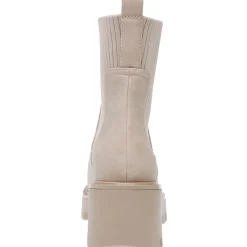 Villa Faux Leather Block Heel Mid-Calf Boots