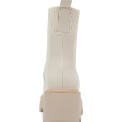 Villa Faux Leather Block Heel Mid-Calf Boots