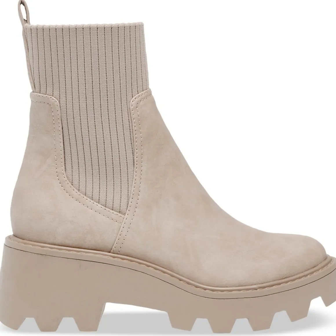 Villa Faux Leather Block Heel Mid-Calf Boots