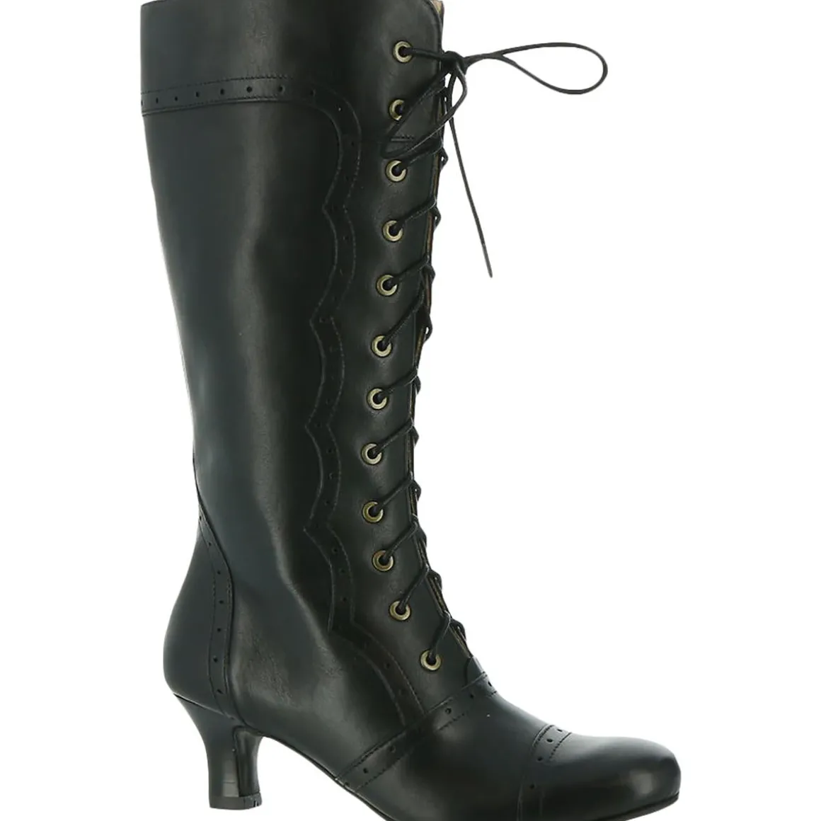 Vintage Leather Tall Knee-High Boots