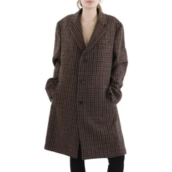 Virgin Wool Blend Long Wool Coat