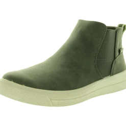 Viv Boot Faux Leather Water Repellent Ankle Boots