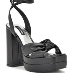 VIVID3 Bow Platform Sandals
