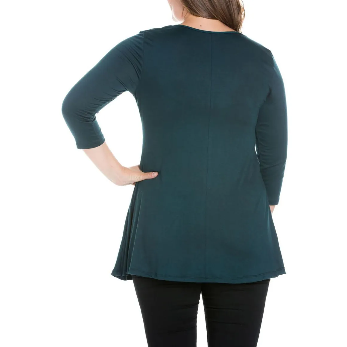 V-Neck Tunic Pullover Top