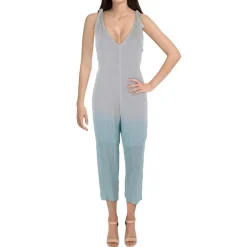 V-neck two tone Jumpsuit
