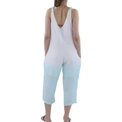 V-neck two tone Jumpsuit