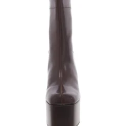 Voyager Faux Leather Zipper Ankle Boots