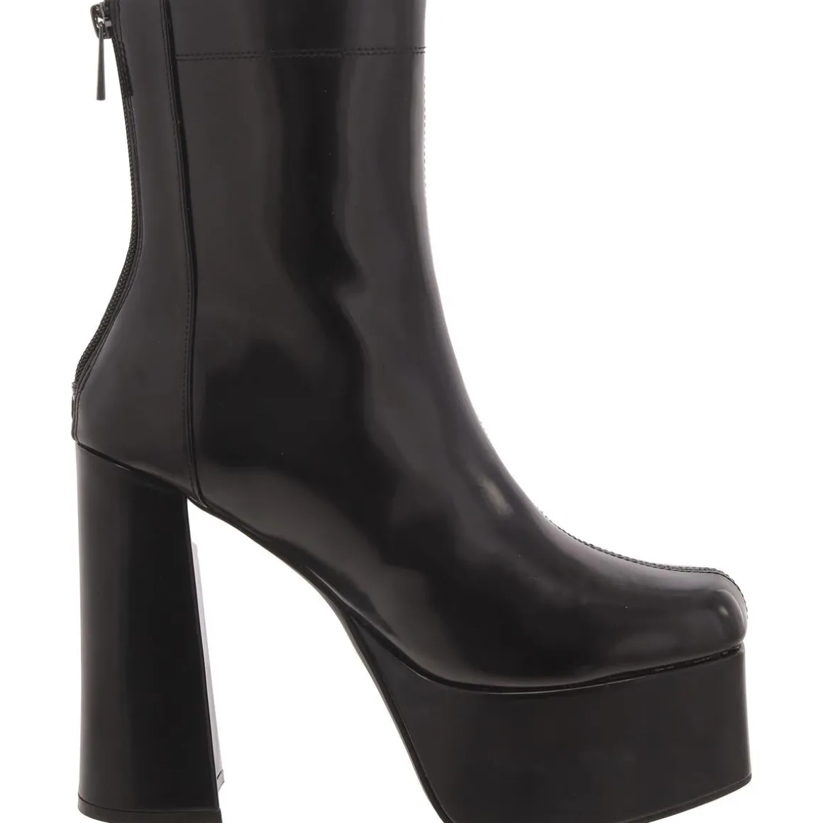 Voyager Faux Leather Zipper Ankle Boots