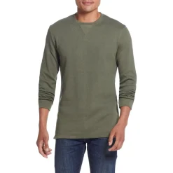 Waffle Crewneck Thermal Shirt