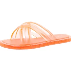 Wallis Criss-Cross Rubber Slide Sandals