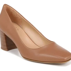 Warner Padded Insole Square Toe Block Heels