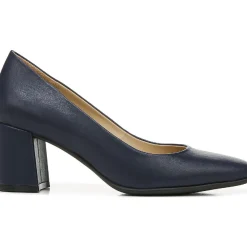 Warner Padded Insole Square Toe Block Heels