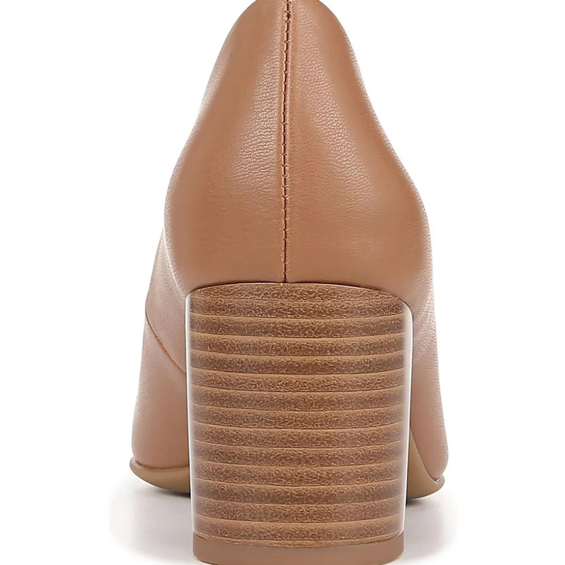 Warner Padded Insole Square Toe Block Heels