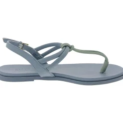 Warren Thong Ankle Strap T-Strap Sandals