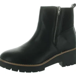 Waterproof Leather Ankle Boots