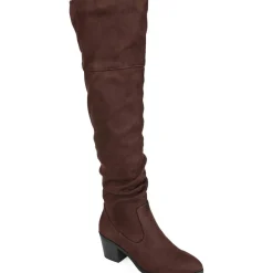 Wczivia Vegan Leather Extra Wide Calf Knee-High Boots