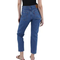 Wedgie High Rise Medium Wash Tapered Leg Jeans