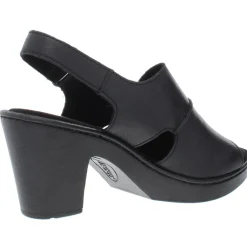 Wekiva Leather Peep Toe Heel Sandals