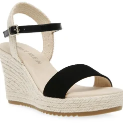 Wella Rhinestone Ankle Strap Platform Sandals