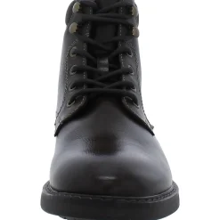 Westin Faux Leather Lace-Up Ankle Boots