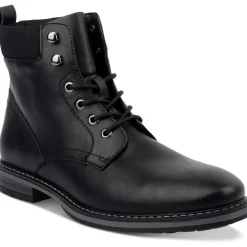 Westin Faux Leather Lace-Up Ankle Boots