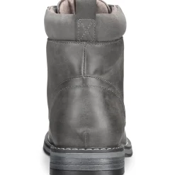 Westin Faux Leather Lace-Up Ankle Boots