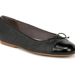 Wexley Bow Faux Leather Slip-On Ballet Flats