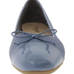 Wexley Bow Faux Leather Slip-On Ballet Flats