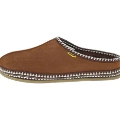 Wherever Faux Suede Knit Trim Mule Slippers