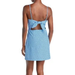 Whisper Tie Back Short Mini Dress