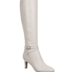 Wide Calf Faux Leather Knee-High Boots