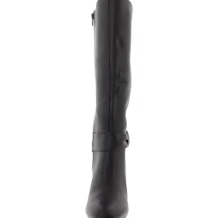 Wide Calf Faux Leather Knee-High Boots