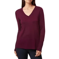 Wide Hem Slit V-Neck Sweater