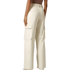 Wide-Leg Cargo Pocket Cotton Cargo Pants