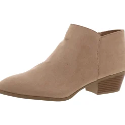 WileyF1 Solid Textured Ankle Boots