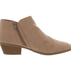 WileyF1 Solid Textured Ankle Boots