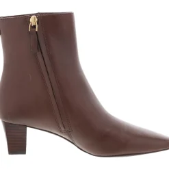 WILLA-BO-BTE Zipper Leather Ankle Boots