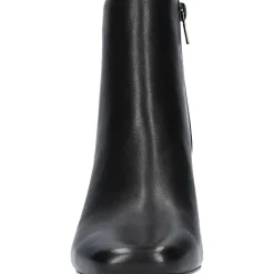 Wilma Leather Square Toe Ankle Boots