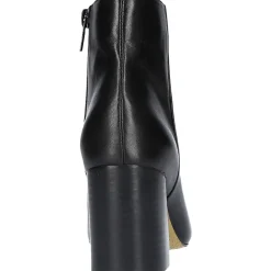 Wilma Leather Square Toe Ankle Boots