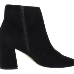 WILMA Suede Round Toe Ankle Boots