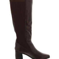 Winny Wide Calf Faux Leather Knee-High Boots