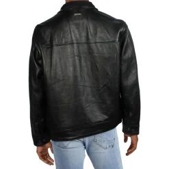 Winton Layered Leather Motorcycle Jacket