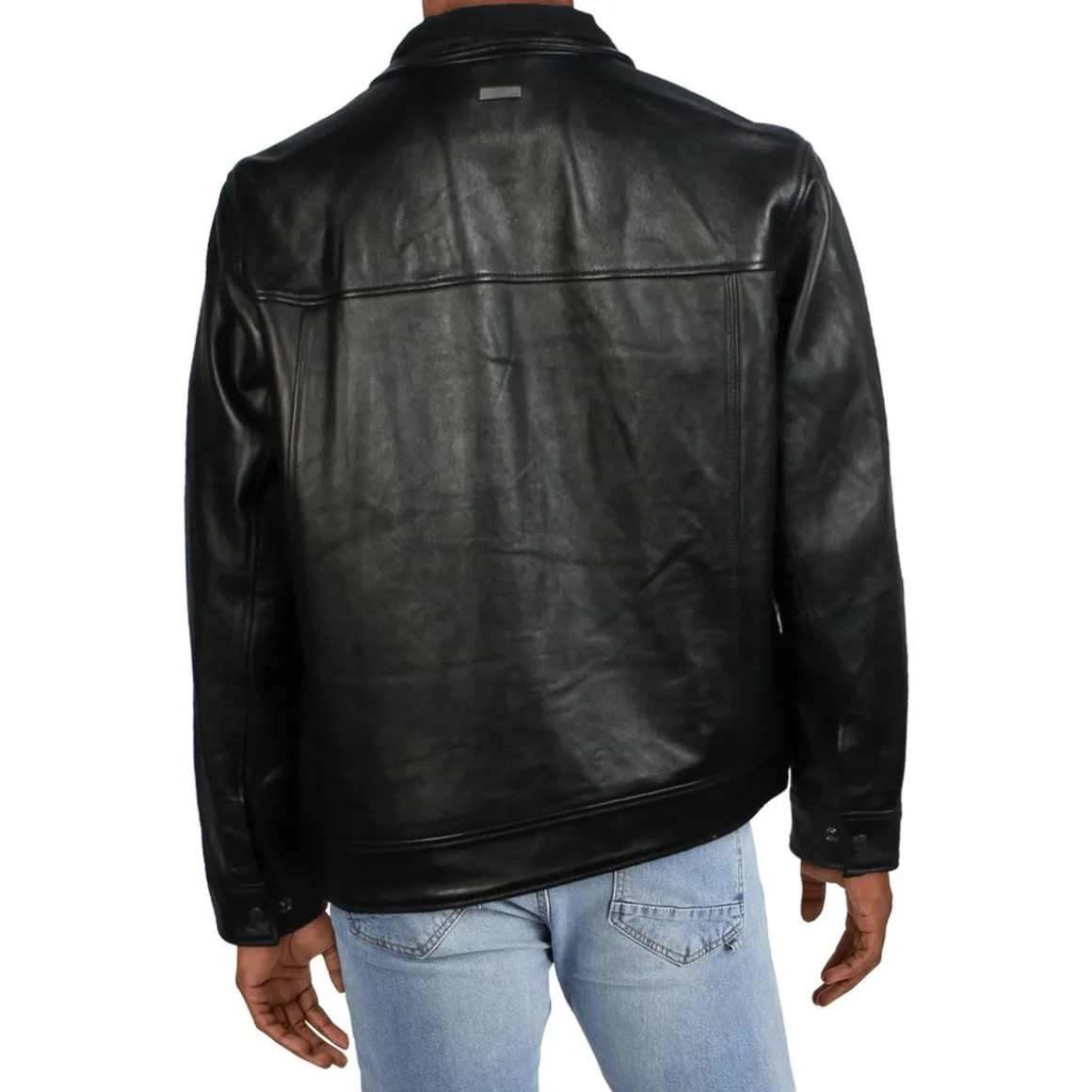 Winton Layered Leather Motorcycle Jacket